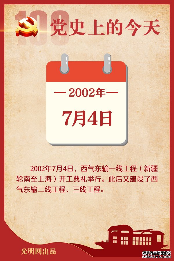 【党史上的今天】7月4日 【党史上的今天】7月4日